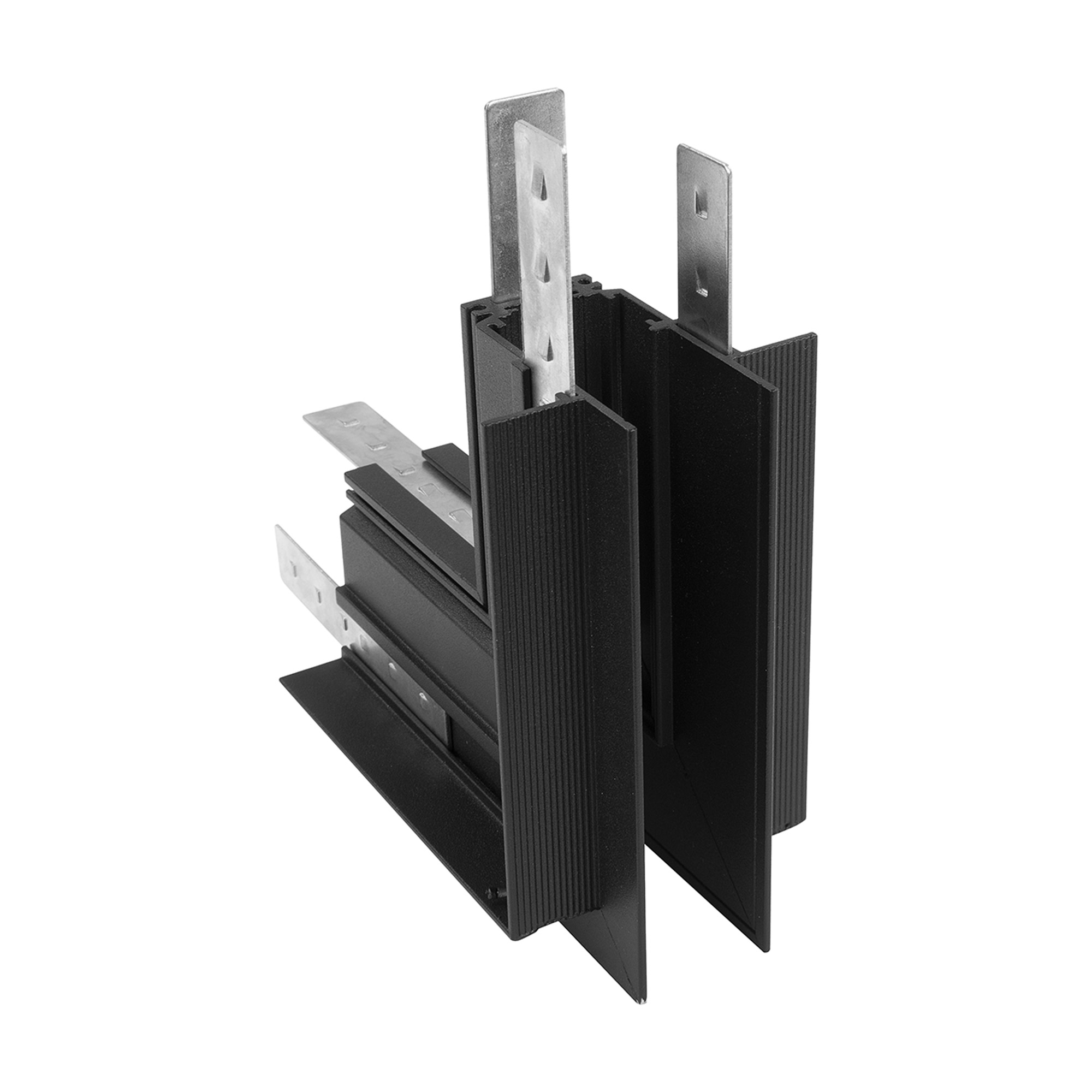 M8311  Magneto Recessed L-Joint Wall To Wall Out, Black For M8307/M8308